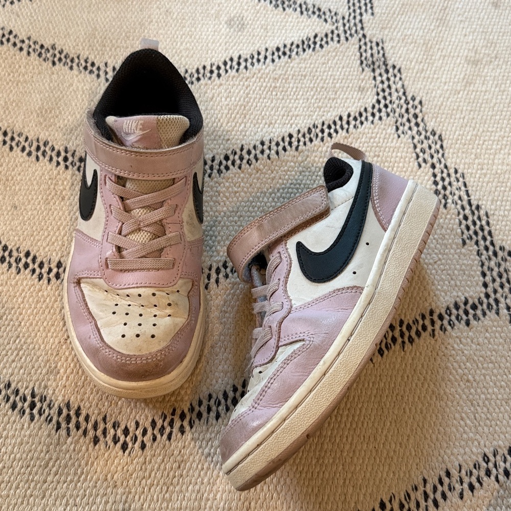 Nike Court Borough Low 1.5 Y White light purple black BQ5451-005